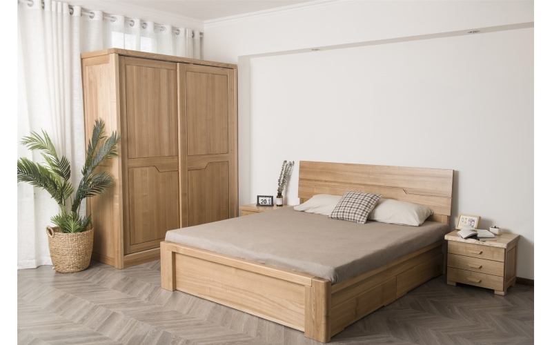 自然之韵，匠造人居&mdash;&mdash;水曲柳实木卧室家具套组