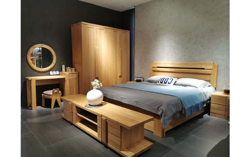 祝贺云南省西双版纳傣族自治州景洪市客户马先生 购买多套水曲柳实木家具布置新房